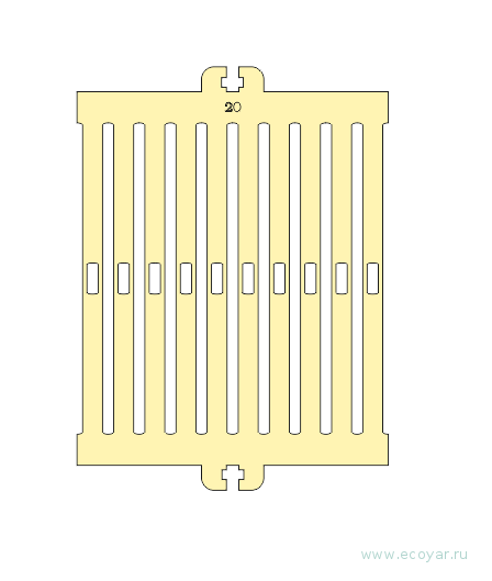 ���� ��� ��������� ����� 20 ������� (100�120�4 ��) �������