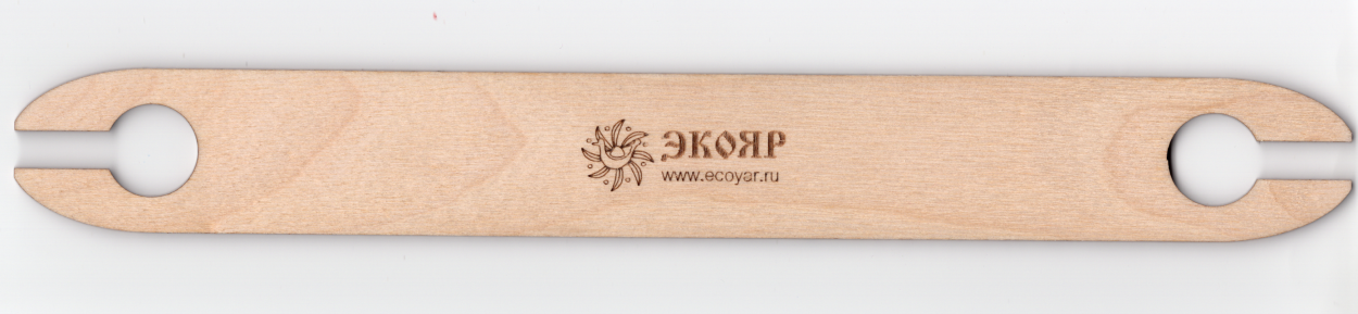 Челнок ткацкий (290х36х3 мм, тип 2, фанера)